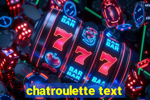 chatroulette text